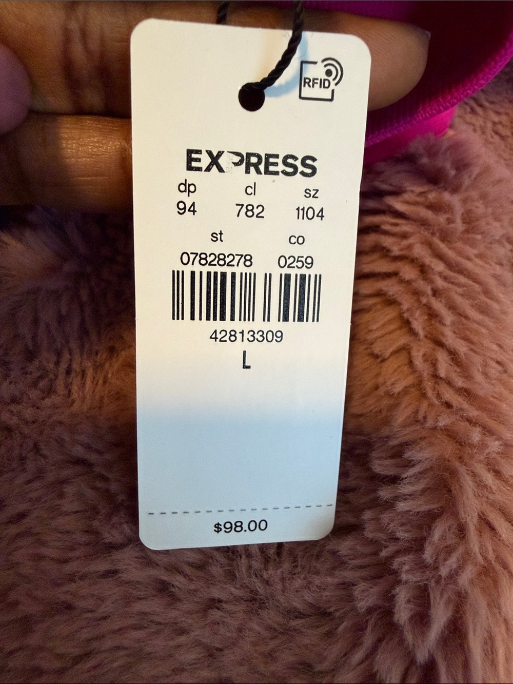 Express Hot Pink Midi Bodycon Dress with Spaghetti Straps - Picture 4 of 4